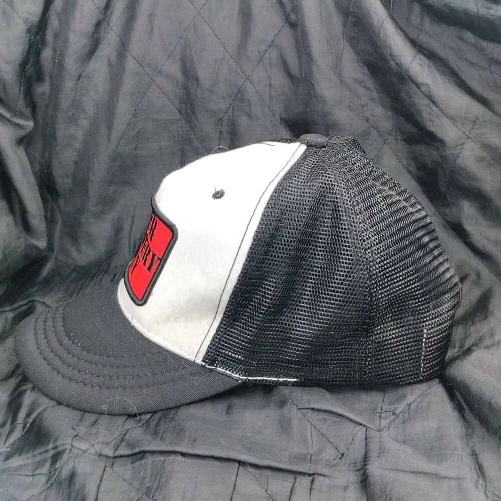 Steve & Barry's Beer Delivery Guy Trucker Hat Men's Adjustable Black White Red
